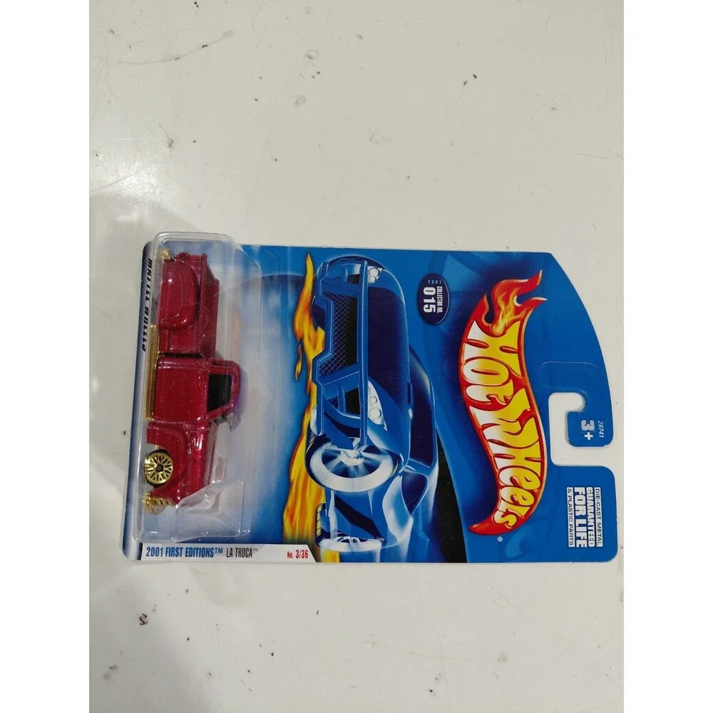 NIP Hot Wheels 2001 First Edition 1:64 Die Cast La Troca Chevrolet  Pickup Truck